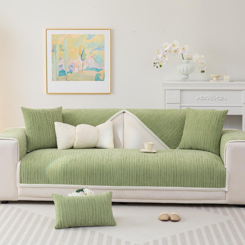 Modern Simple Sofa Cushion, Universal for All Seasons, Anti-ski Neal Cushion, Living Room New Sofa Cover Cover