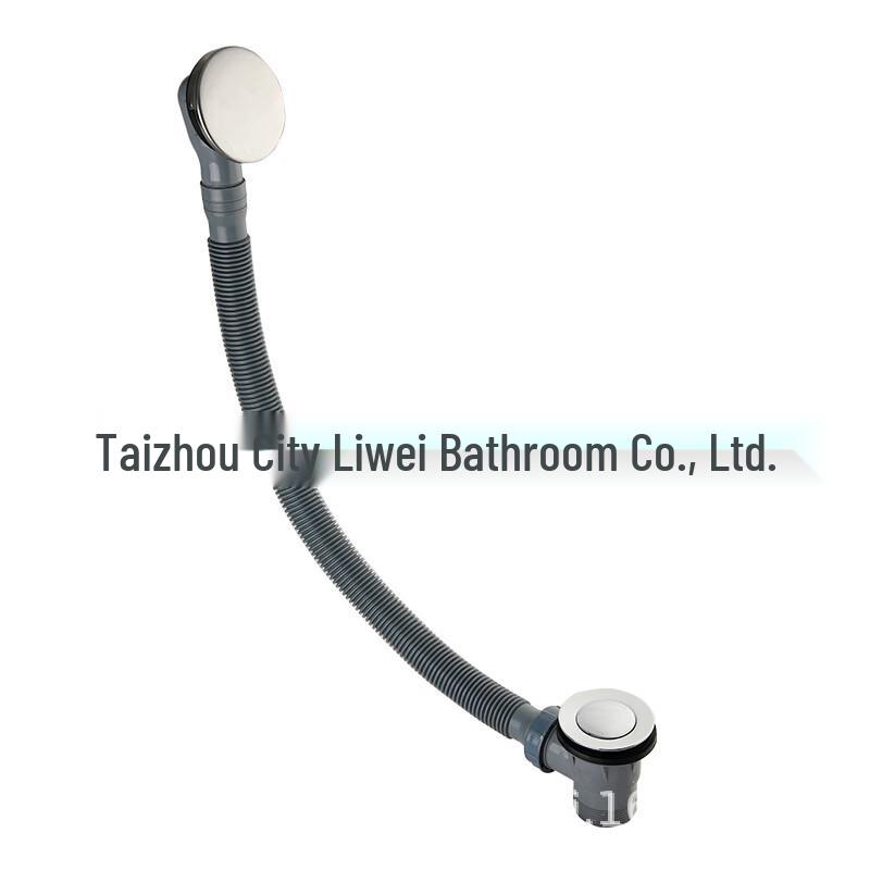 

Plastic Corrugated Pop-Up Bathtub Drain with Overflow