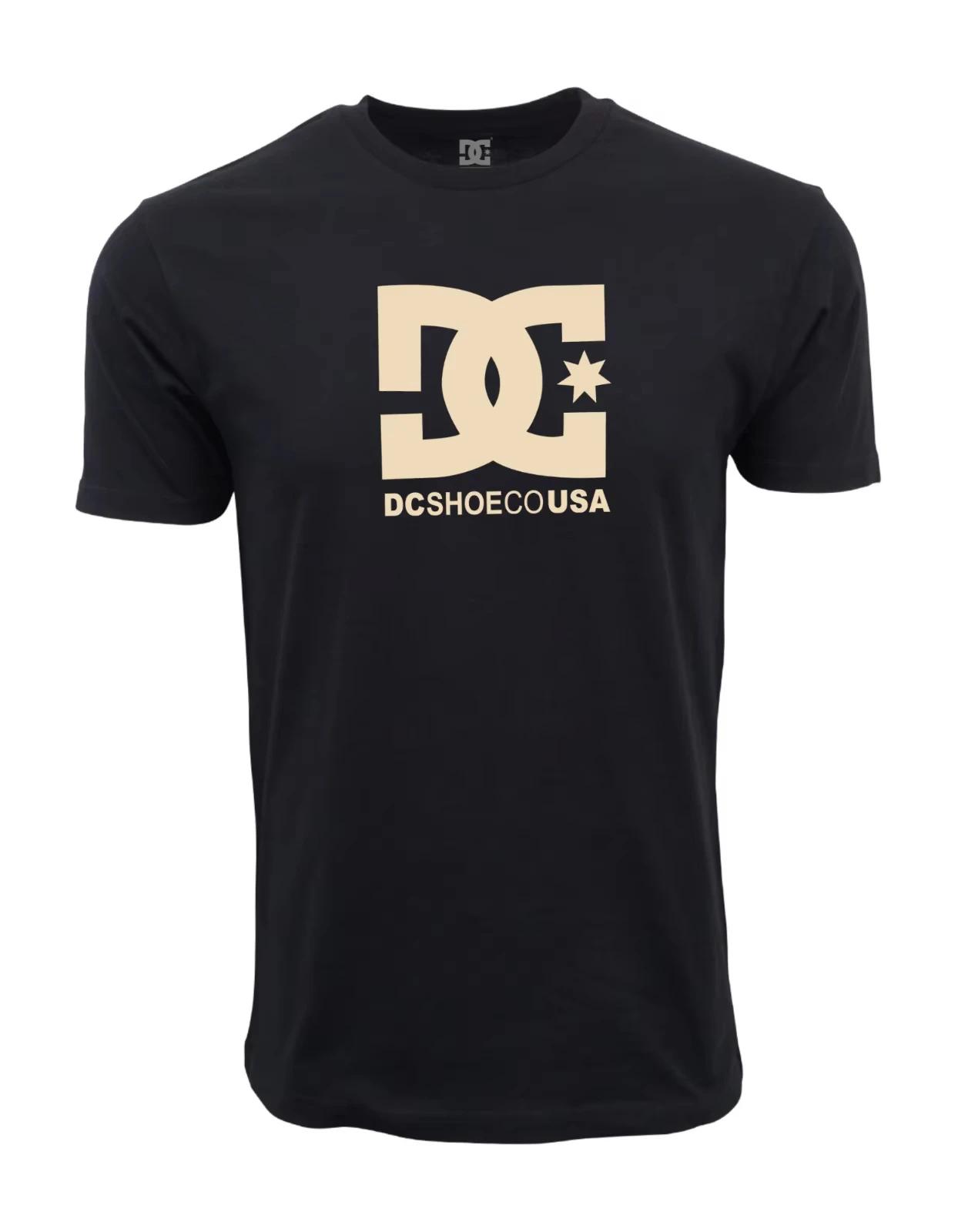 

2026 Summer T Shirt Top Cotton Fashion DC Shoes American Logo Pattern T-shirt Printed Pure Cotton More Color Choices Widening S