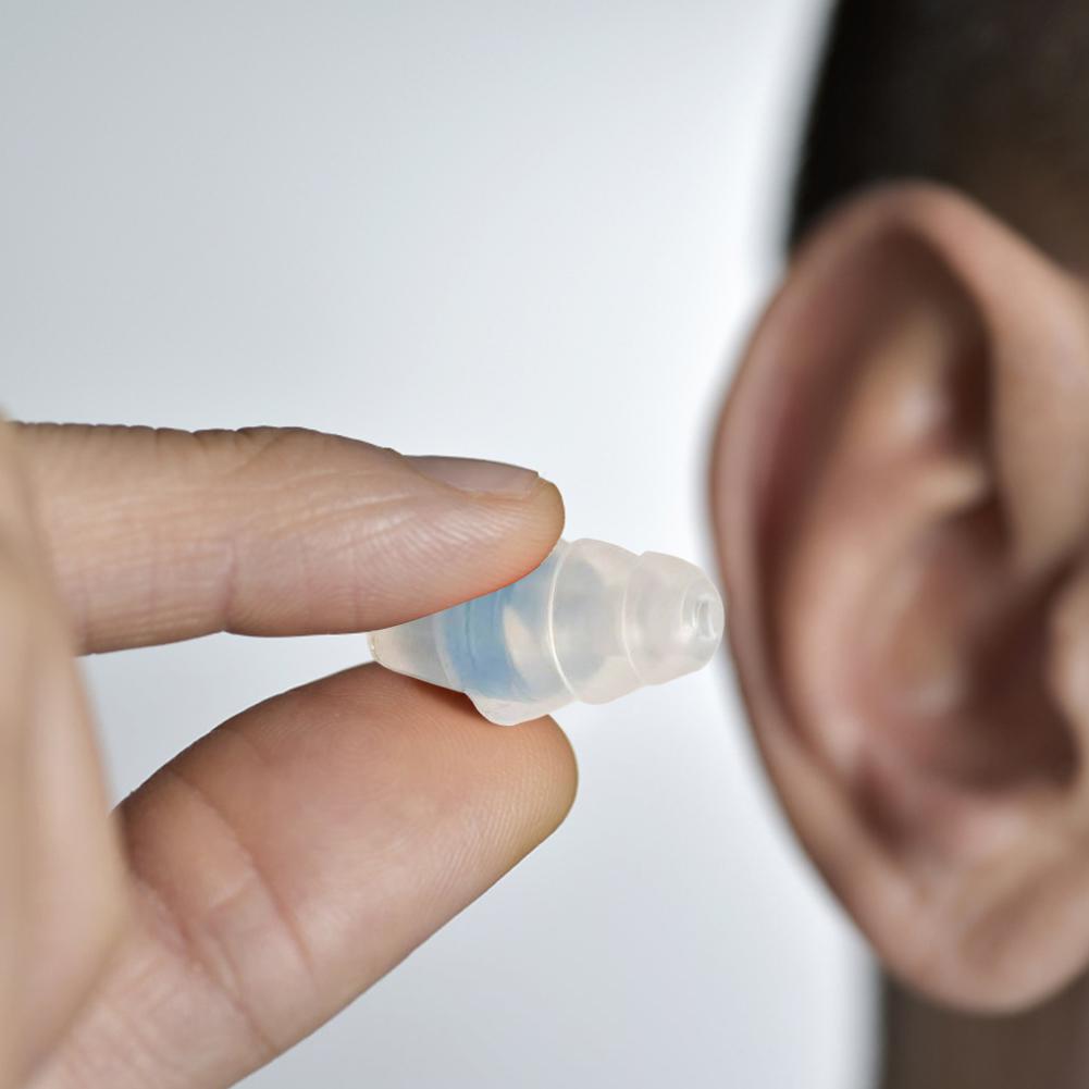 1Pair Soft Silicone Ear Plugs Noise Reduction Noise Cancelling Earplugs Sound Insulation High Fidelity Earplugs for Sleeping