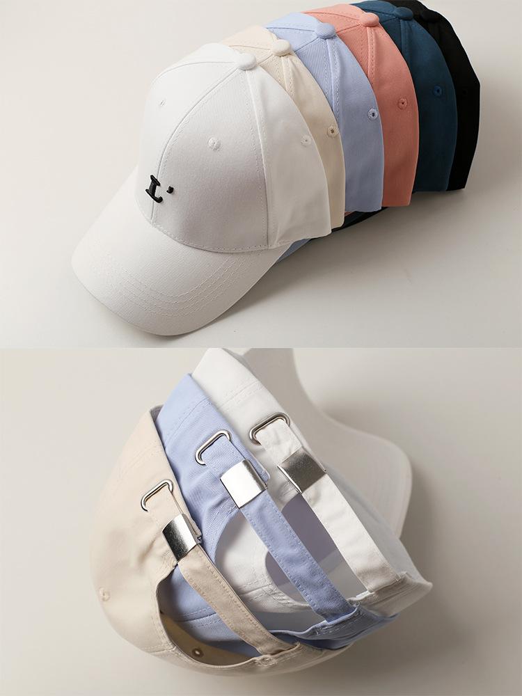 Hard Top Baseball Cap Fashionable Versatile Simple Embroidery Letter Cap Women's Spring and Autumn Couple Sunshade Hat Men's Hat