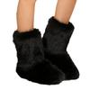 Medium tube fluffy boots new winter thermal sleeve large size snow boots women