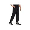 Adidas Solid Color Logo Print Mid-Waist Jogger Pants Men Bottoms Black HZ7051