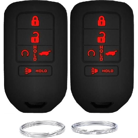 Replacement Keyless Entry Remote Control Key Fob Shell fit for Honda Accord Civic CR-V CRV Pilot Passport ight EX EX-L Touring.Part Number:HYQ12BDM(5