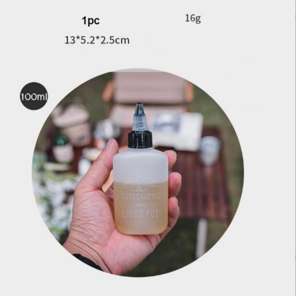 100ML Seasoning Bottles 13*5.2*2.5cm Camping Packaging Cans Barbecue Supplies