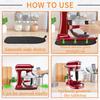 Sliding Mat for Kitchenaid Mixer, Mixer Mover Slider Mat Pad for Kitchenaid 5-8 Qt Bowl-Lift Stand Mixer, Appliance Mat for Pro600 Stand Mixer with 1