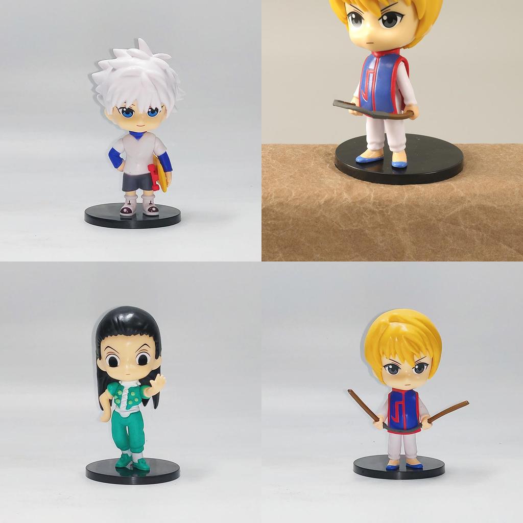 Amazing Hunter X Hunter Character Figures Set Featuring Gon Killua Kurapika Hisoka High Quality Toys