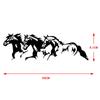 Waterproof Car Sticker Black Decoration Sticker PET Material