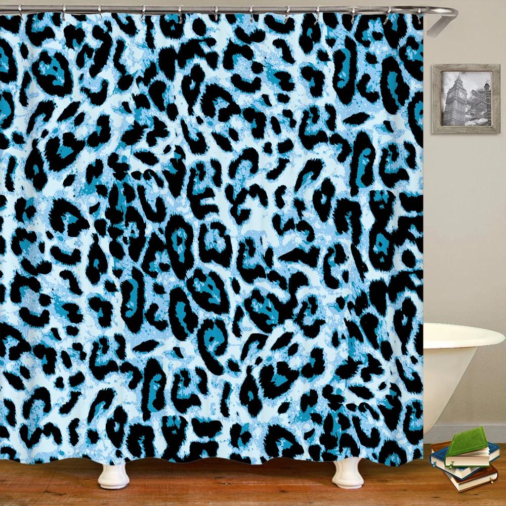 240x180cm Bathroom Waterproof Shower Curtain Simple Geometric Pattern Printing Polyester Home Decoration Curtain With Hook