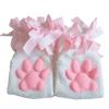 Women's Cute Bow Faux Rabbit Fur Warm Lolita Scrunched Christmas Socks