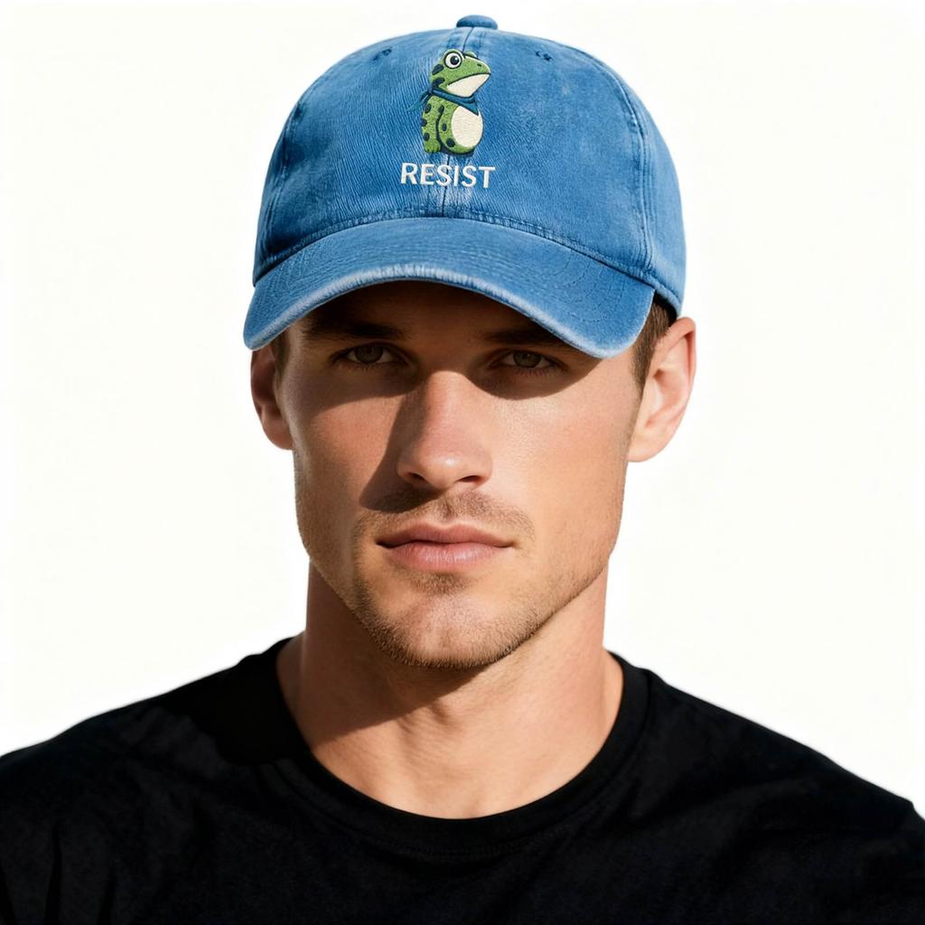 Cap Mens Womens Print Distressed Adjustable Sun Hat Cotton Funny Hats