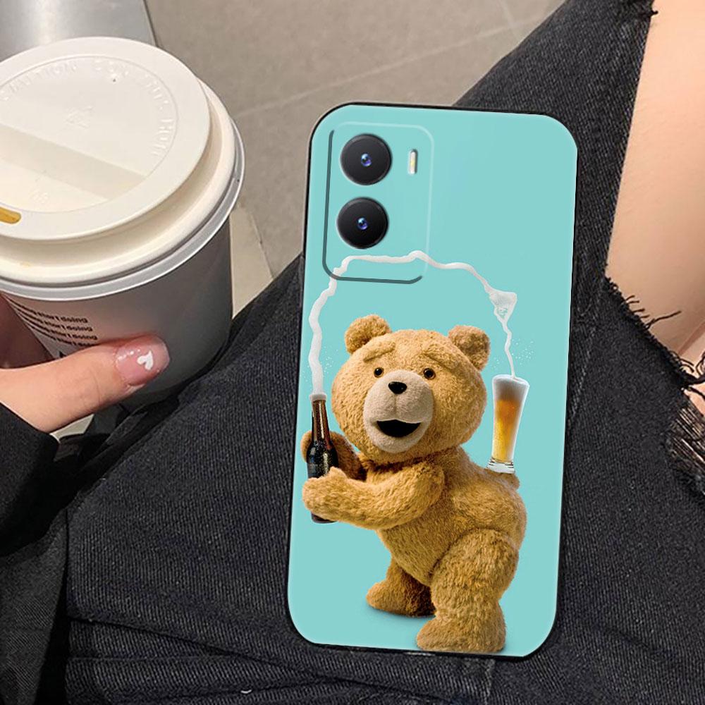 

Naughty Cute Bear Phone Case For VIVO V60 V50 V40 LITE S1 V17 V20 SE V21 V23 V23E V25 V25E V27 V27E V29 V29E V30 Case Cover Capa VIVOV20SE