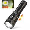 9900LM Powerful LED Flashlight Battery Display USB Rechargeable Light Telescopic Zoom Torch Lamp Outdoor Camping Fishing Lantern