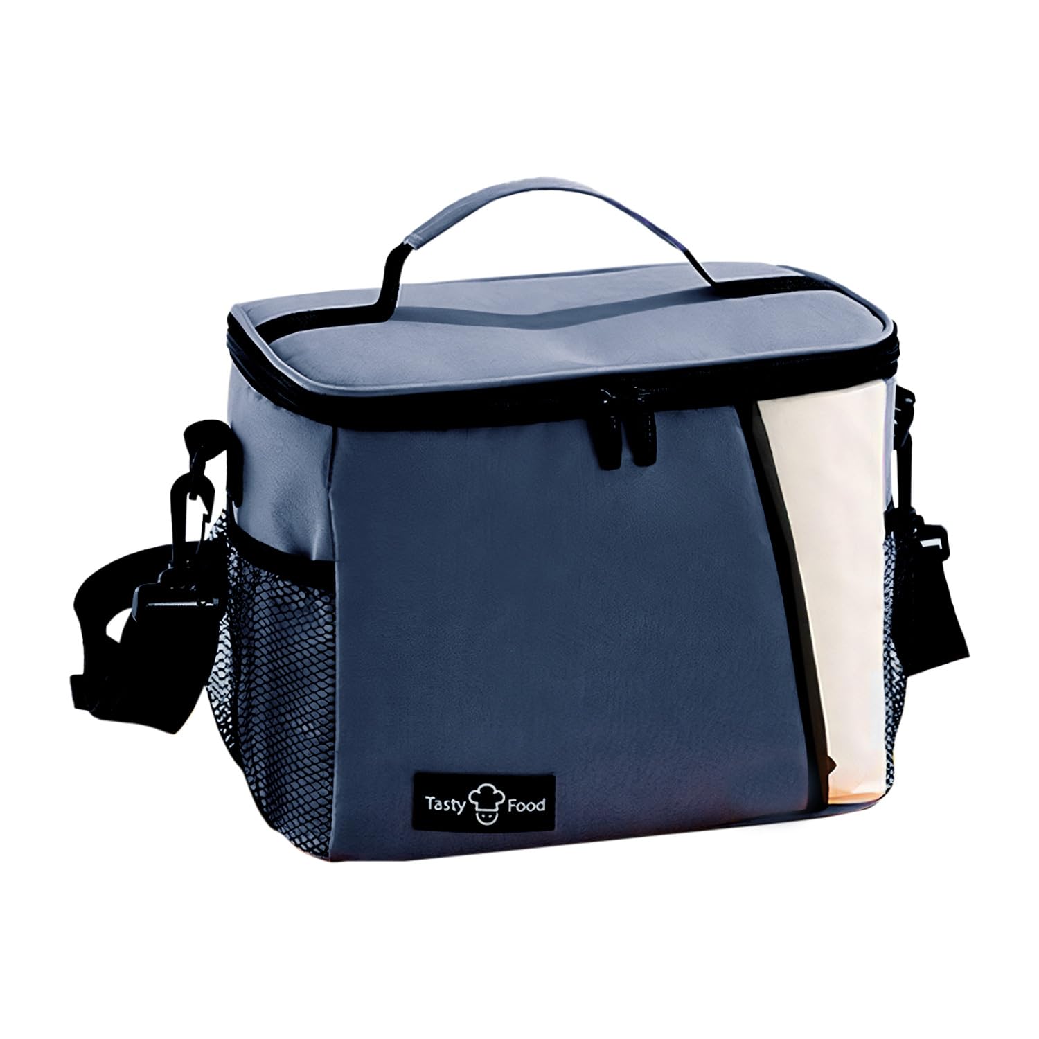 

Cooler Cold Cooler Foldable FISH-BOMB Box, Small, Soft, 8L, Storage, Bag, (Navy)