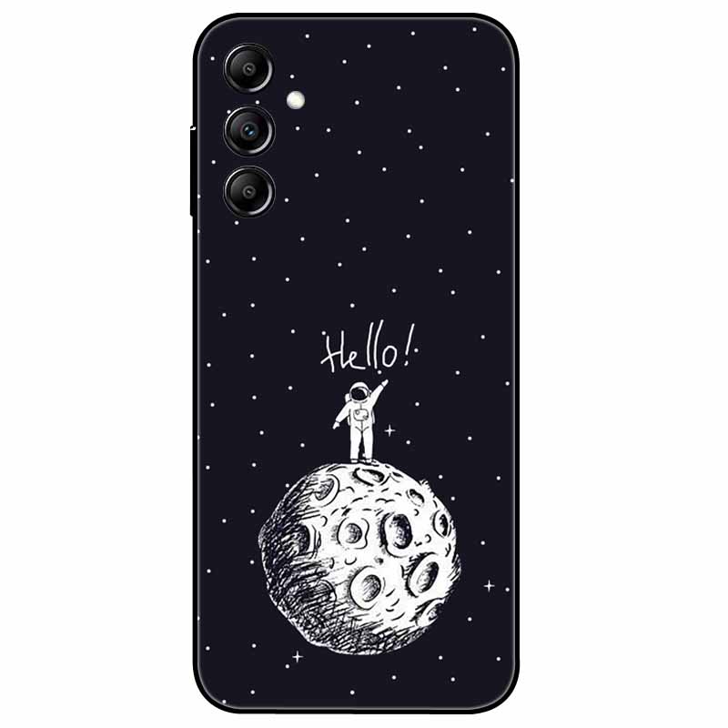 Silicone Phone Case For Samsung Galaxy A54 5G A34 A14 A24 Cover TPU Protective Soft Cat Para Funda for SAMSUNG A54 A 54 Fashion