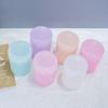 Cotton Balls Organizer Nail Cotton Pads Storage Cup With Clip Lid For Nail Polish Remover Cotton Swabs Manicure Makeup Tools