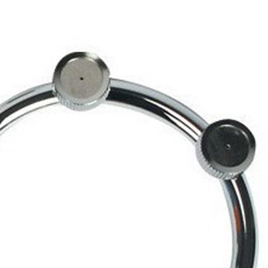 Ring Watering Sprinkler Stainless Steel Mist Sprayer with Nozzles High Pressure Gardening Sprinkler Head for Garden Irrigation