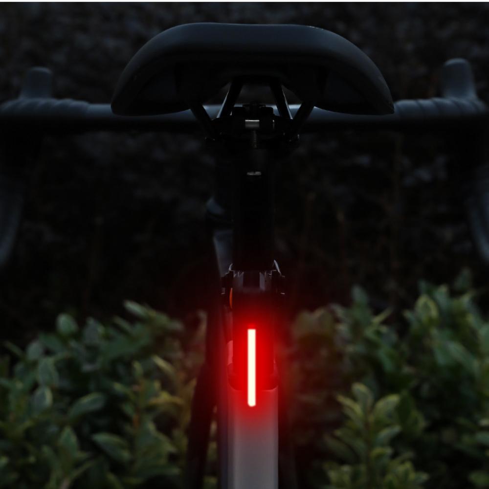 Creative Bike Rear Light Photon Drop Warning Lamp Waterproof Rechargeable LED Bicycle Taillight MTB Road Bike Cycling Light