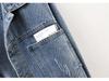 Women's Casual Korean Style Short Denim Jacket - Washed, Slimming, Spring/Autumn 2025