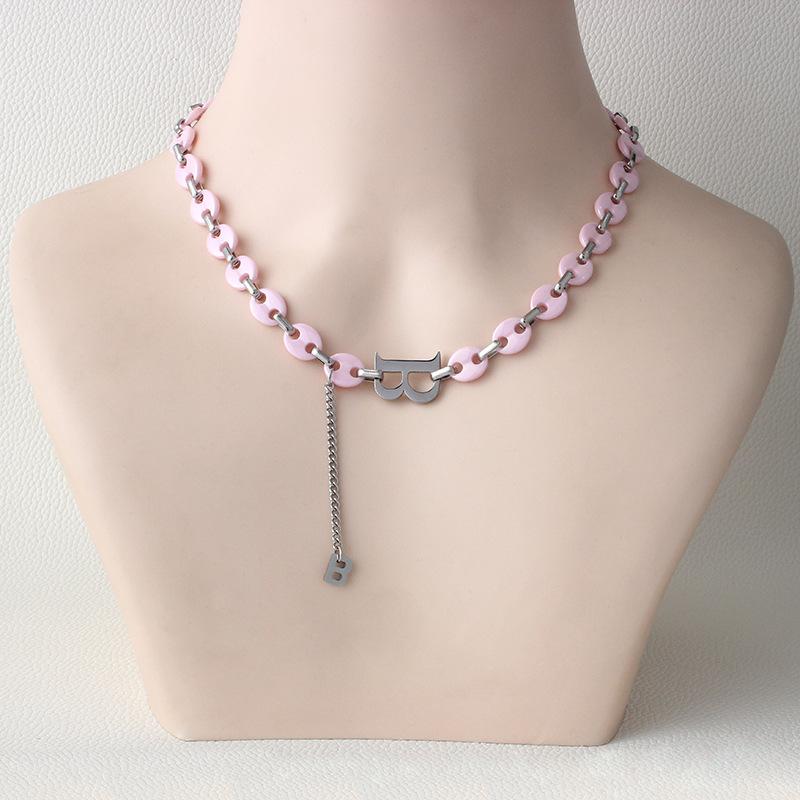 

Ожерелье для пары с воротником в виде свиньи, цепочка с воротником в нос, модные и крутые индивидуальные украшения