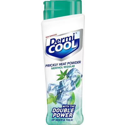 Dermi Cool Menthol Powder with Neem & Tulsi for Prickly Heat Relief 400g