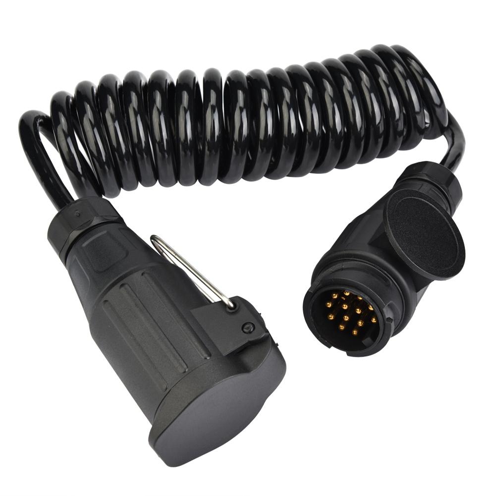 

13-контактный адаптер для разъема пружинного кабеля прицепа для прицепа-фургона