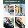 1/2 Stück 4-in-1 V-Form Schrubberbürste für Küche Badezimmer Fliesenboden Fugen Fensterfalz Wandecke Toilettenbürsten Reinigungswerkzeuge