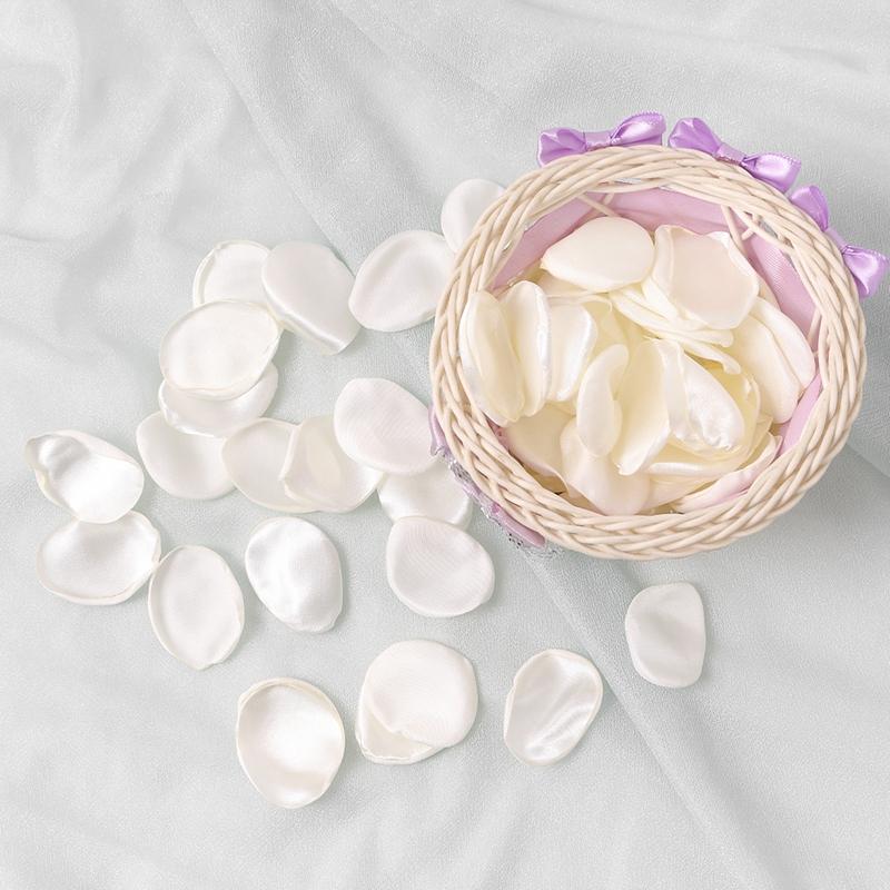 50/100/200Pcs Rose Artificial Flowers Petal for Home Room Decor Festival Wedding Decoration Scene Layout Gift Ornament Accessory