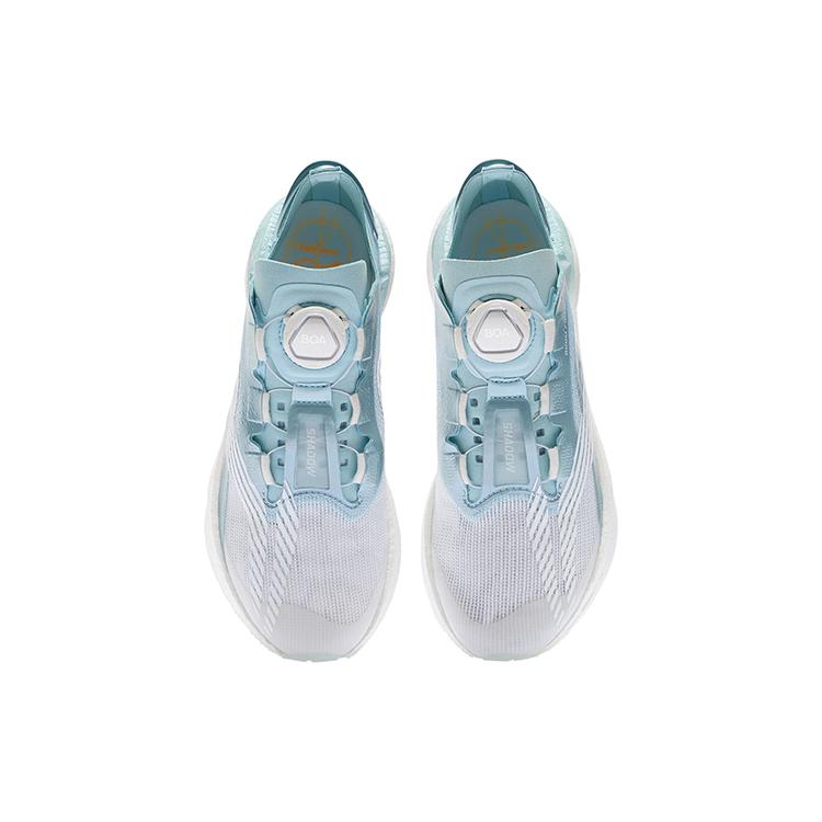 New LiNing Absolute Phantom 1.0 Cushioning Anti Slip And Wear Resistant Low Top BOOM Technology Running Shoes Women's Blue ARRS002-8