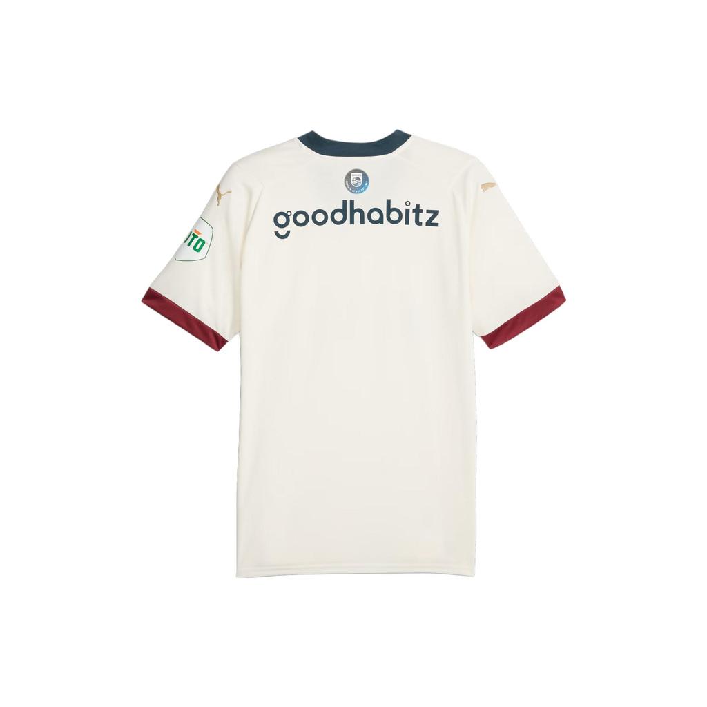 Puma Away Print Short Sleeve Soccer Jersey Men Tops White 770586-02