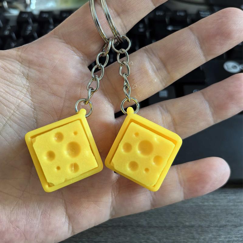 

Kids Childrens ElegantCheese Keyboard Fidget Keychain Clicker Fidget Sensory Toy Stress Relief Anxiety ADHD Decompression Gift Presents For Adults