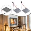 Set de Motor para Ventilador de Chimenea Aleación de Aluminio Piezas de Repuesto Hoja Generadora de Energía Resistente a Altas Temperaturas