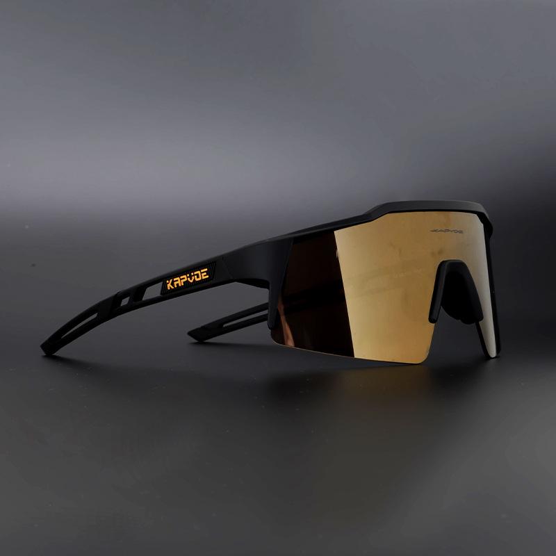 Kapvoe Polarized Cycling Sunglasses Windproof Mountain Bike Sports Glasses