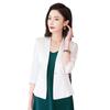 High End Chiffon White Small Suit Jacket for Women's New Fashion Slim Fitting Small Suit Casual Short Top