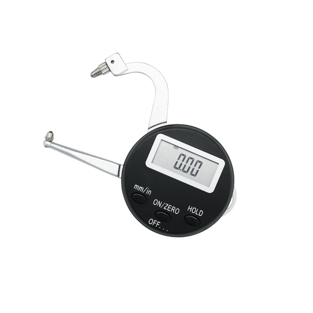 Digital Outside Thickness Gauge 0-25 mm 0.01mm Caliper Measurement for Thickness of Tube/ Steel Plate/ Lens Outside 0-25mm