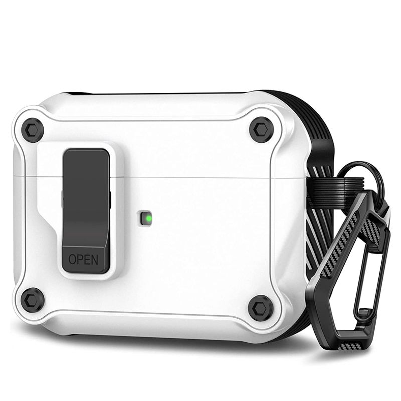 

Headset Protective Case Airpods3 Automatic Bounce Cover Drop-Resistant Airpodspro + Protective Case AirPods Pro Second-Generation Protective Case Apple AirPods 1/2 White