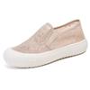 Spring and summer new fisherman shoes canvas women's shoes fashionable versatile Chinese style casual thick-soled lazy one-pedal single shoes women