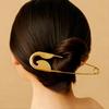 Silver Pin Hairpin Golden Metal Shark Clip Personalized Brooch Shaped Hair Clip  Headwear