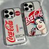 Hot beverage c-cola c-coca Phone Case for Samsung Galaxy S25 S24 S23 S22 S21 S20 FE Ultra Edge Plus 4G 5G Transparent Soft Cover