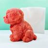 Kleine Hund Dekoration Kerze Silikonform Epoxid Sitzender Hund Kerze Silikonform DIY Ornament Schmuckherstellungswerkzeug