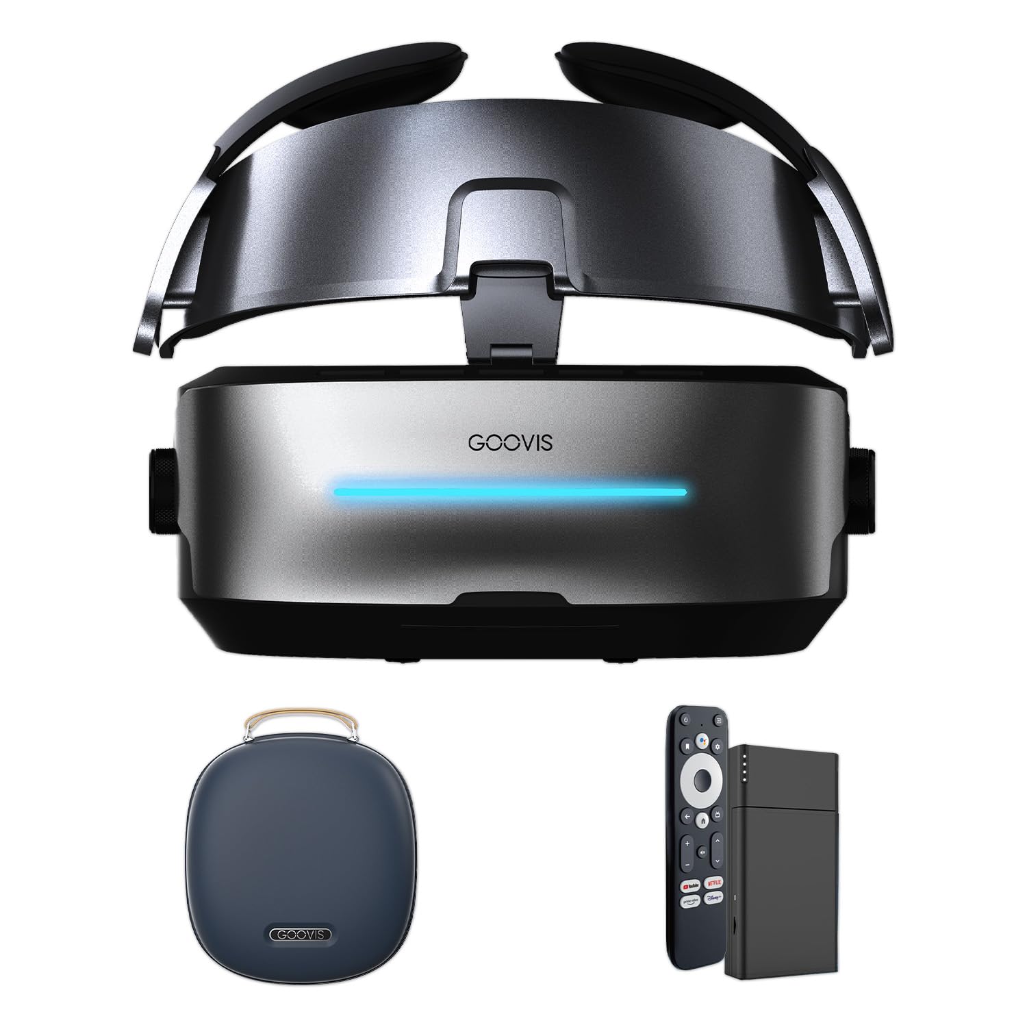 

GOOVIS G3 MAX Преміум Набір HMD Наголовний Дисплей Приватний Театр Окуляри Гарнітура Без Напруги Очей AMAZON Prime WOWOW SKY PerfecTV Netflix Hulu dTV