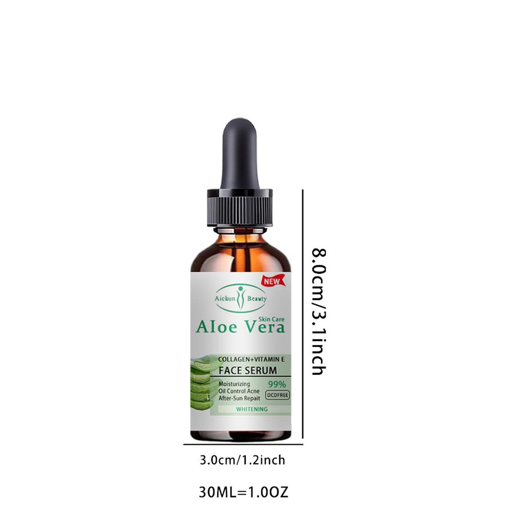 Aloe Vera Gesichtsserum, beruhigende, feuchtigkeitsspendende Essenz, Akne-Behandlung,  Anti-Aging, Anti-Falten, therisches l, Hautpflege gnstig kaufen  Preis,  kostenloser Versand, echte Bewertungen mit Fotos  Joom