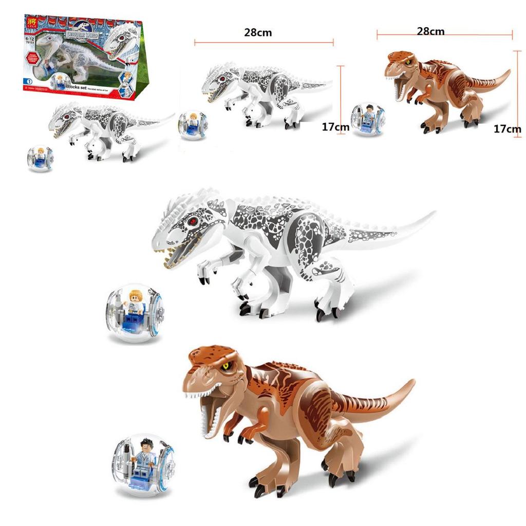 Hochwertiges, großes Indominus Rex-Dinosaurier-Figurenset aus Jurassic World für fantasievolles Spielen
