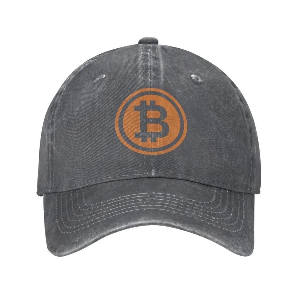 Czapka z daszkiem unisex Bitcoin Logo Modne czapki Kapelusze dla Logo Asquette Homme Czapka taty dla czapki typu Trucker unisex