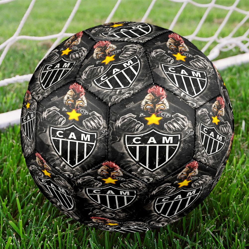 Love For Atlético Printed Size 5 Soccer Balls, High-Quality, Anti-Slip, Protective Football, A Unique Gift , Birthdays, Christmas Gifts