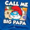 The Smurfs Unisex Adult Call Me Big Papa Smurf T-Shirt