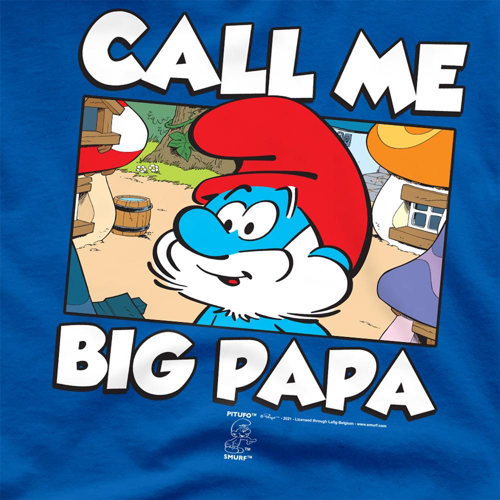 The Smurfs Unisex Adult Call Me Big Papa Smurf T-Shirt