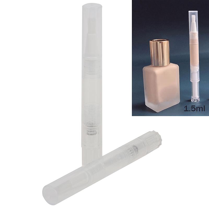 1.5Ml Travel Empty Twist Pen With Brush Cosmetic Container Nail Oil Lip Balm Tub