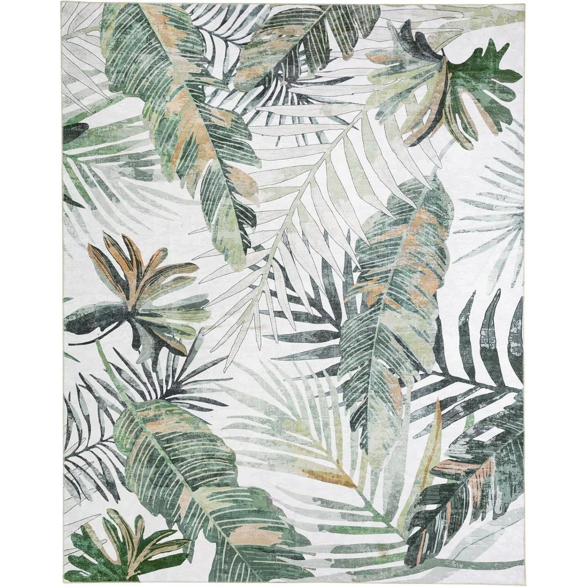 

Ретро зеленые растения цветы узор гостиная ковер домашняя спальня противоскользящие постельные принадлежности диван журнальный столик 140*200cm