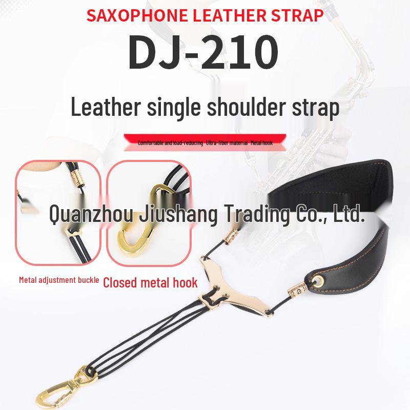Upgraded Comfortable Saxophone Neck Strap for E-flat/B-flat Alto, Tenor, Soprano